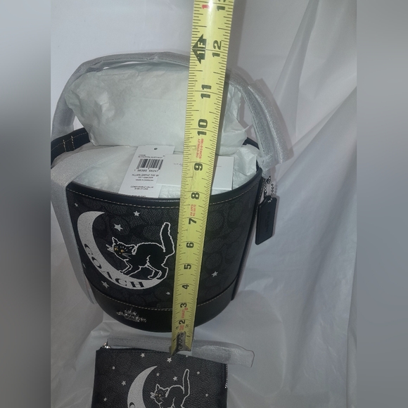 New Coach Halloween Trick/Treat Bucket With Matching Coach Wristlet 🎃 NWT 🎃 - Picture 8 of 16